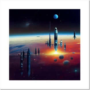 Interplanetary Spaceport Posters and Art